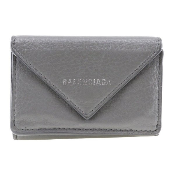 BALENCIAGA Paper wallet Tri-fold wallet Calfskin unisex - Picture 1 of 10